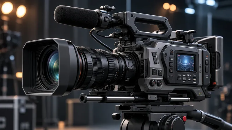 Blackmagic URSA Broadcast G2 professional video camera product photograph
