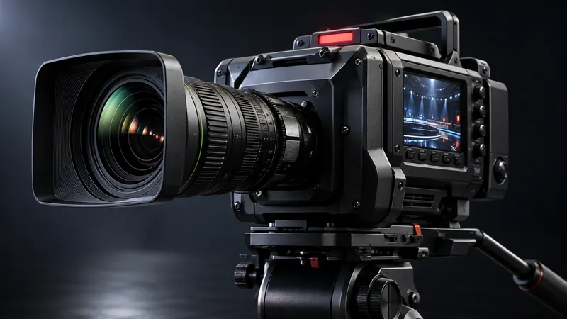 Blackmagic Micro Studio Camera 4K G2 professional video camera product photograph